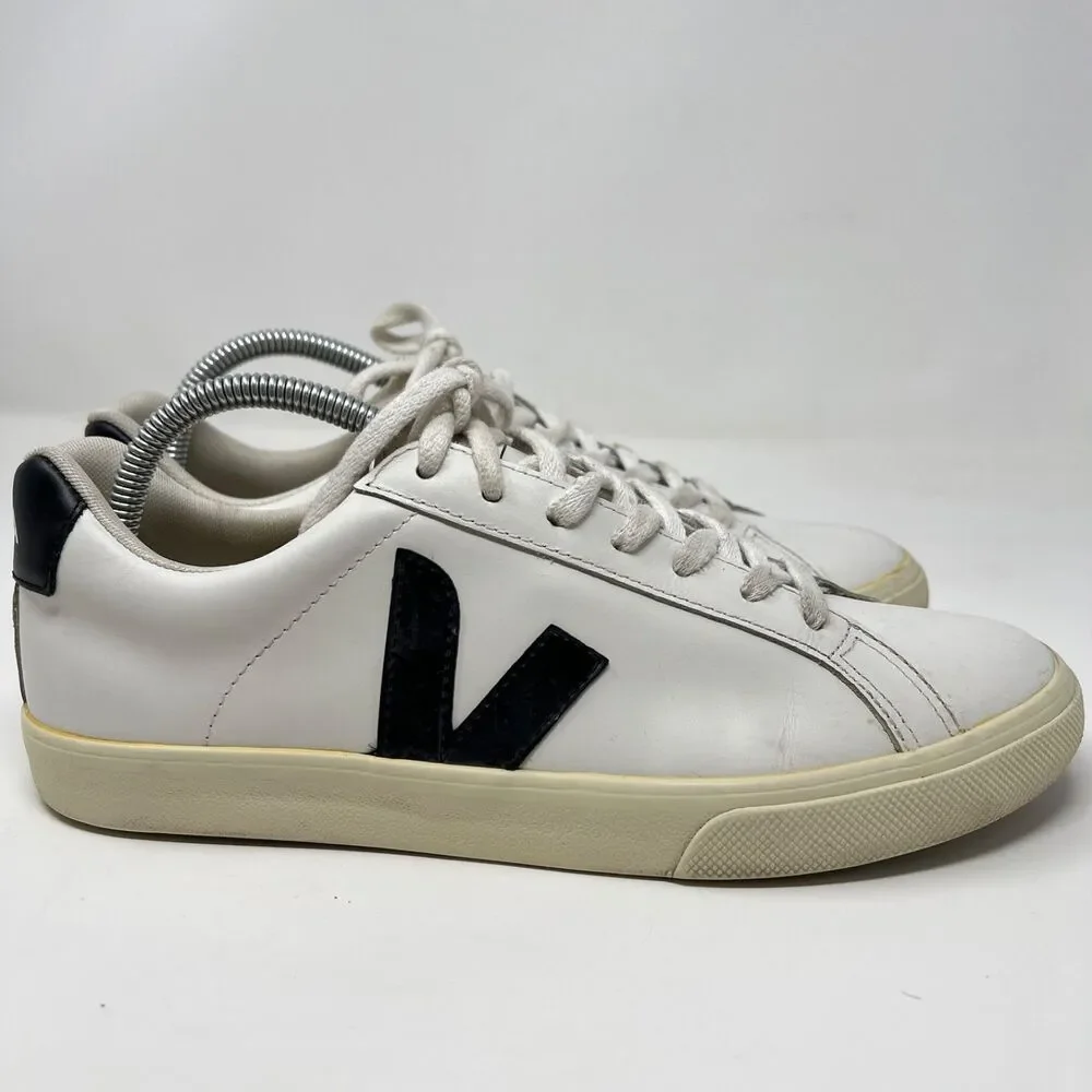 Veja Women's Campo Leather Sneakers, White Size 10